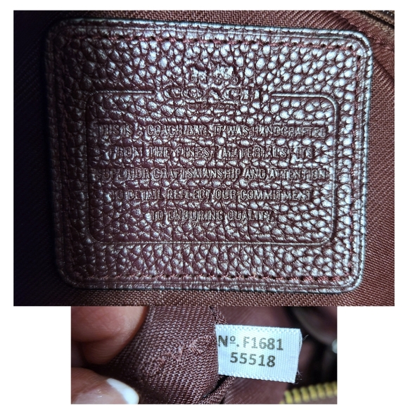 RARE Coach Willow Floral Detail Primrose Satchel, Color: Oxblood, Style 55518 - Picture 12 of 16